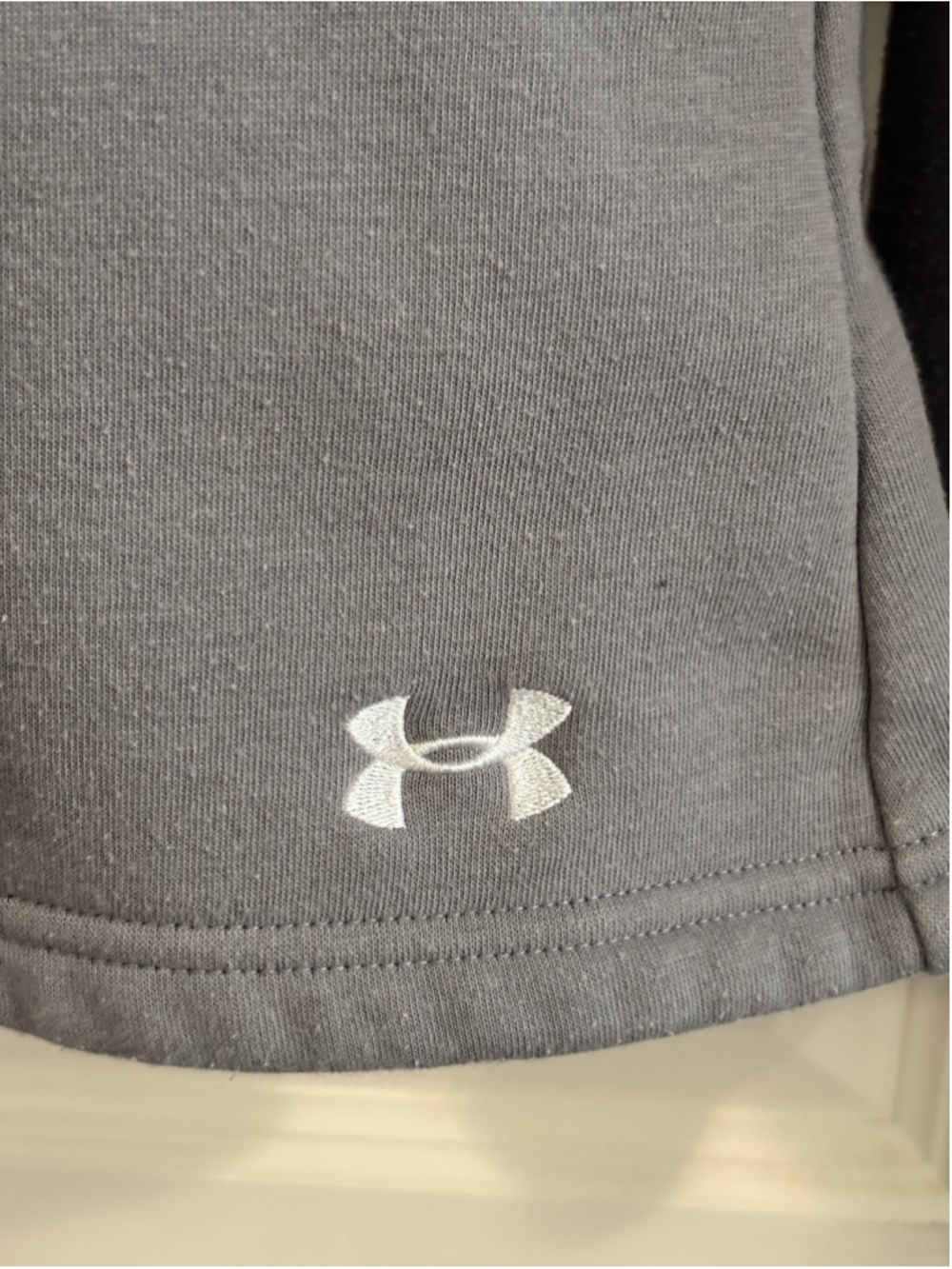 Women's Under Armour ColdGear Full Zip Hoodie Grey Size M - Picture 6 of 7